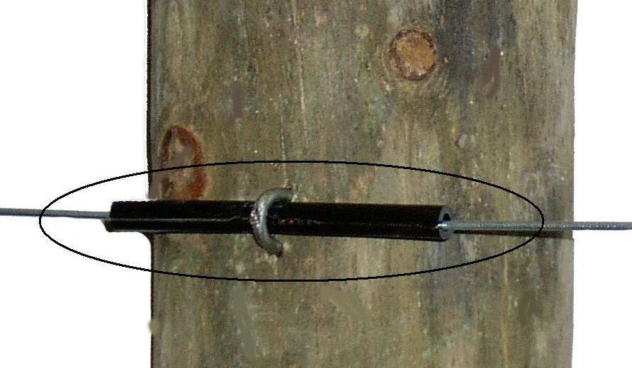 4" Fin Tube Insulators - Gallagher Electric Fence