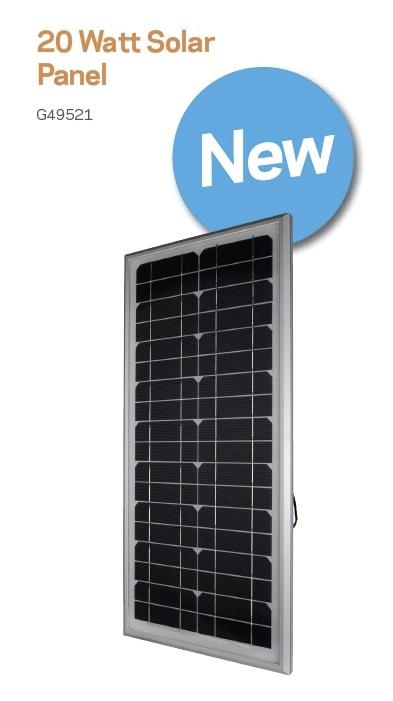 MBS 20 Watt Gallagher solar energizer panel g49521