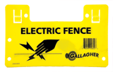 Electric Fence Warning Sign - Gallagher Electric Fence