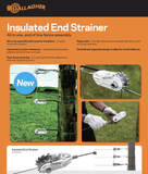 120, Insulated End Strainers - Gallagher Electric Fence