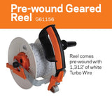 Pre-wound Geared Reel with Turbo Wire - Gallagher Electric Fence  Edit alt text