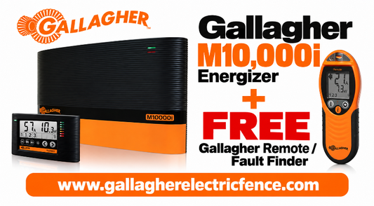 Special offer on gallagher M10000i electric fence enewrgizer with free remote control