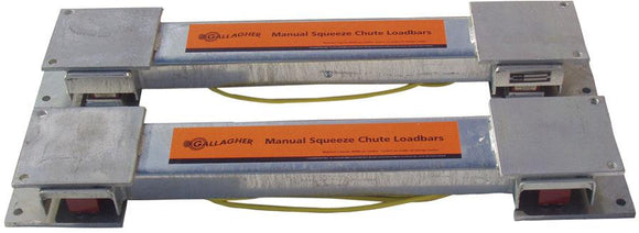 H.D. Manual Squeeze Chute Loadbar Set - Gallagher Electric Fence
