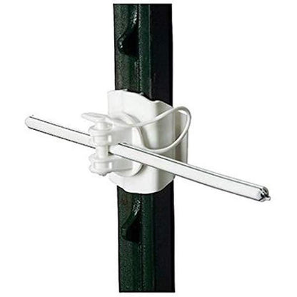 1500 Wide Jaw Pinlock T-Post Insulators - Gallagher Electric Fence