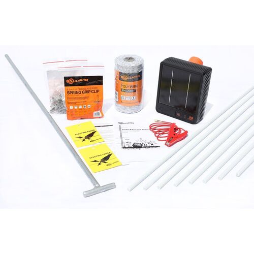 Gallagher Solar Pet & Garden Electric Fence Kit - Gallagher Electric Fence