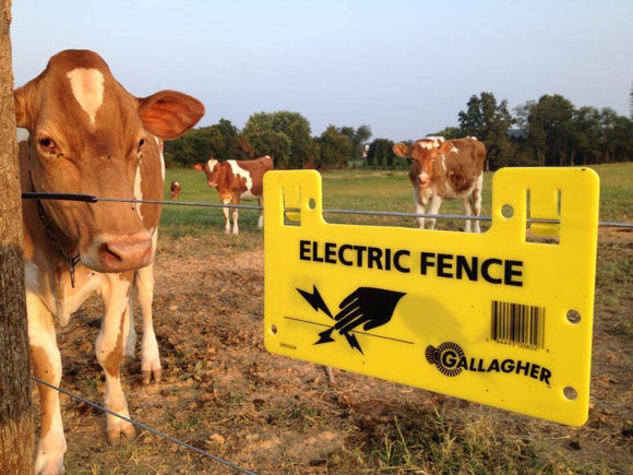 250 Electric Fence Warning Signs - Gallagher Electric Fence