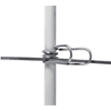 400, 3/8" Fiberglass Posts and Clips - Gallagher Electric Fence