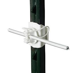 Wide Jaw Pinlock T-Post Insulators - Gallagher Electric Fence