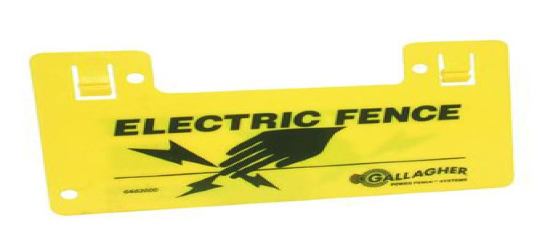 10 Electric Fence Warning Signs - Gallagher Electric Fence