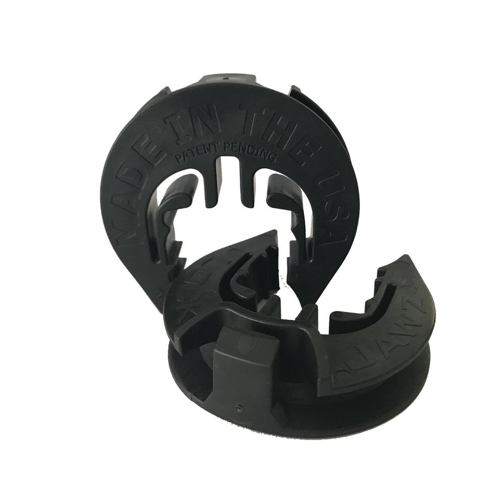 Lock Jawz 360° T-Post Insulator | 25 Pack | Black - Gallagher Electric Fence