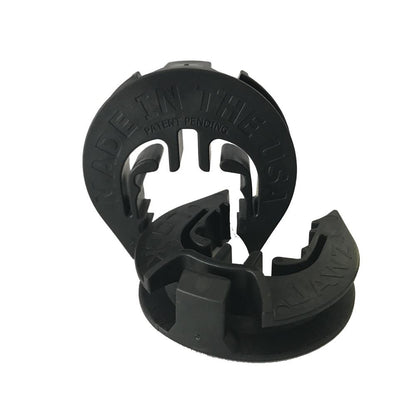 Lock Jawz 360° T-Post Insulator | 25 Pack | Black - Gallagher Electric Fence