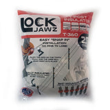 Lock Jawz 360° T-Post Insulator | 25 Pack | White - Gallagher Electric Fence