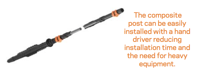 100, 47" Insulated Line Posts & Clips | Free USA Shipping - Gallagher Electric Fence
