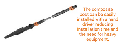100, 47" Insulated Line Posts & Clips | Free USA Shipping - Gallagher Electric Fence